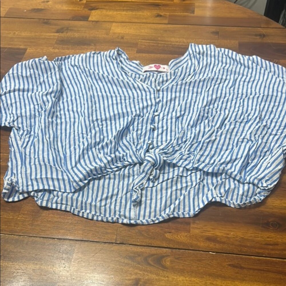 Striped crop top‎